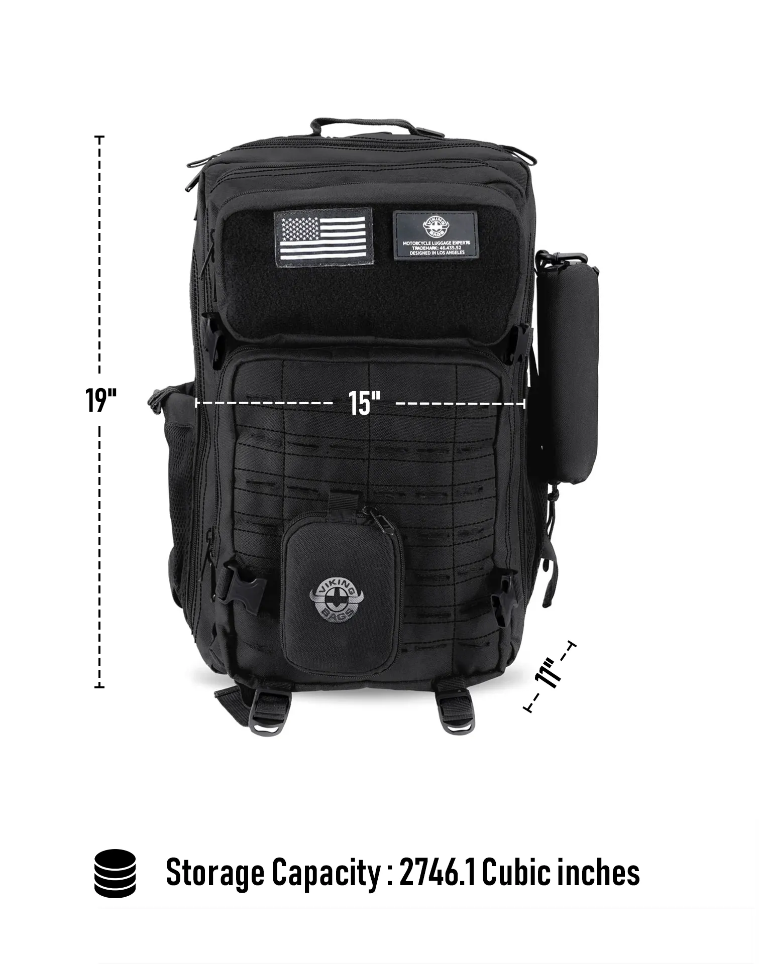 45L - Tactical XL Hyosung Motorcycle Backpack