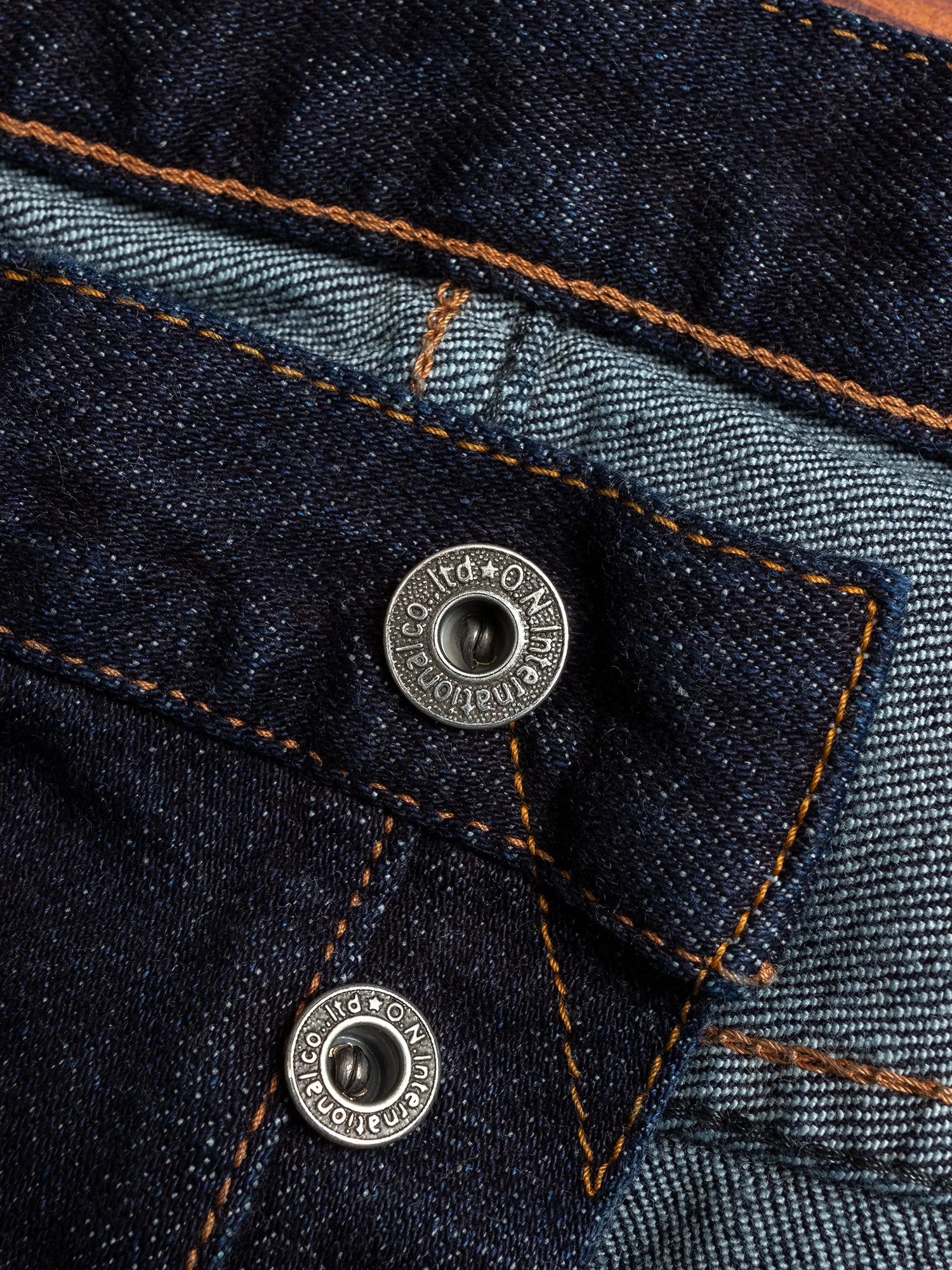 665S-LGY "Grey Overdye" 15oz Stretch Selvedge Denim - Relaxed Tapered Fit