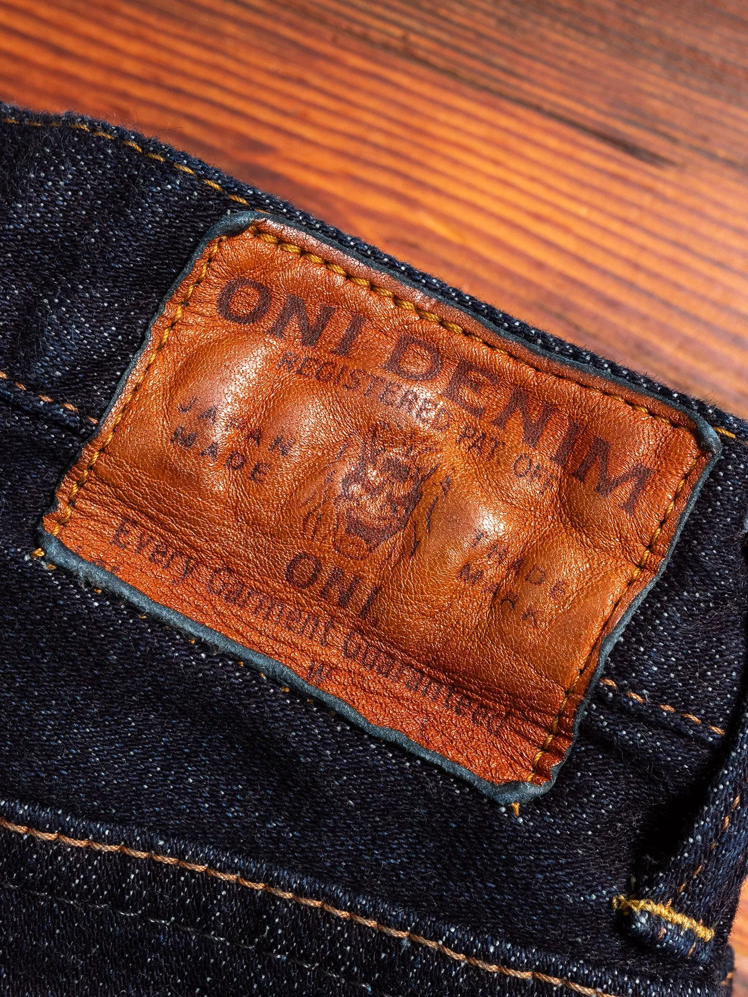 665S-LGY "Grey Overdye" 15oz Stretch Selvedge Denim - Relaxed Tapered Fit