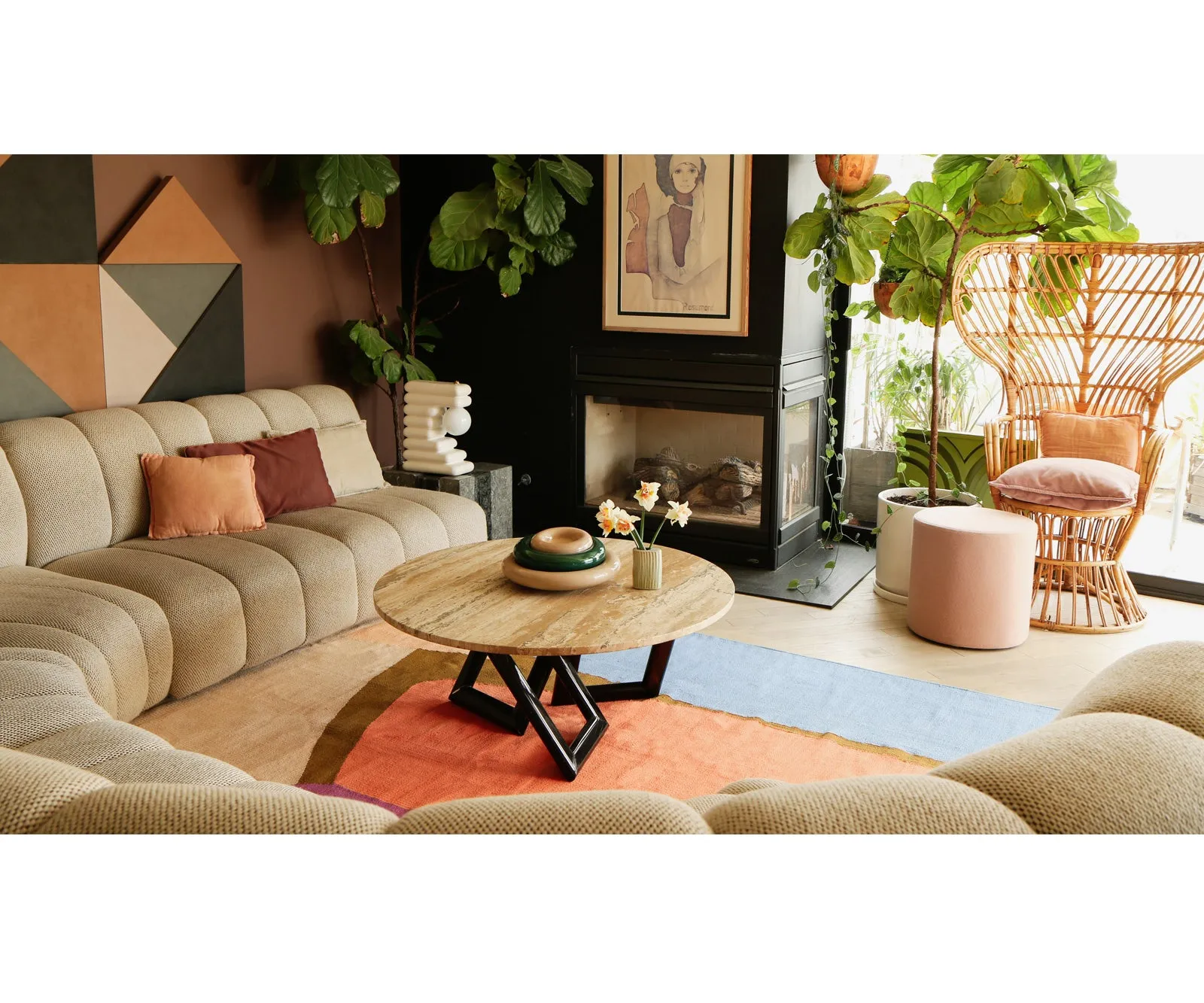 A Sleek Pelt Rug