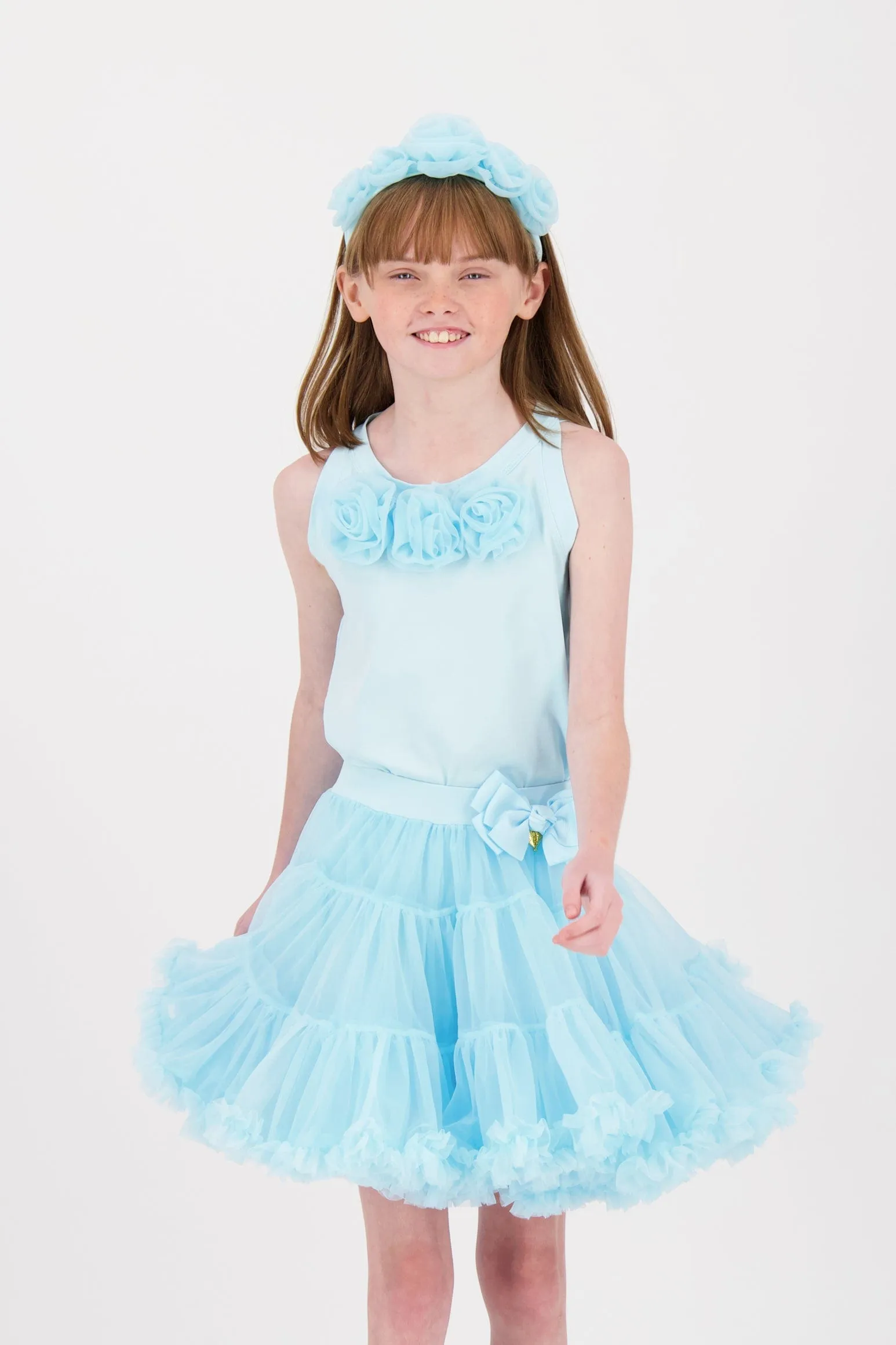 Angels Face Girls Pixie Tutu Skirt in Blue