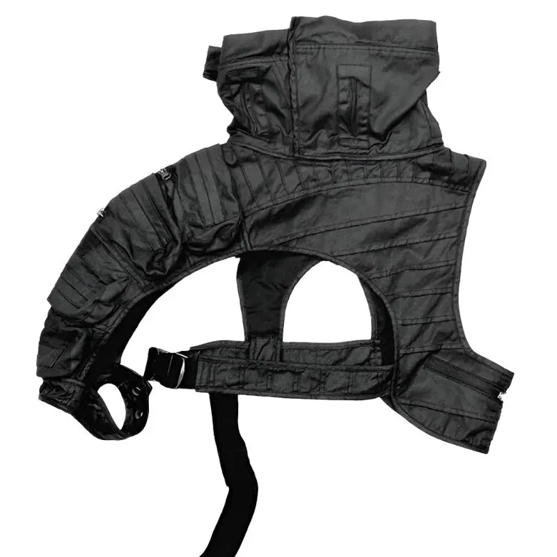 Asymmetric One Shoulder Waist Vest