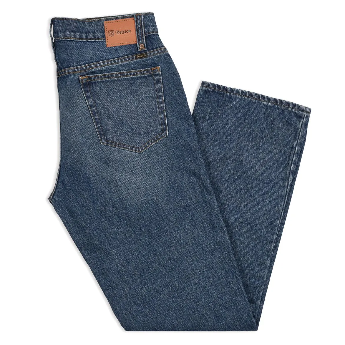 BRIXTON LABOR DENIM PANT - WORN INDIGO