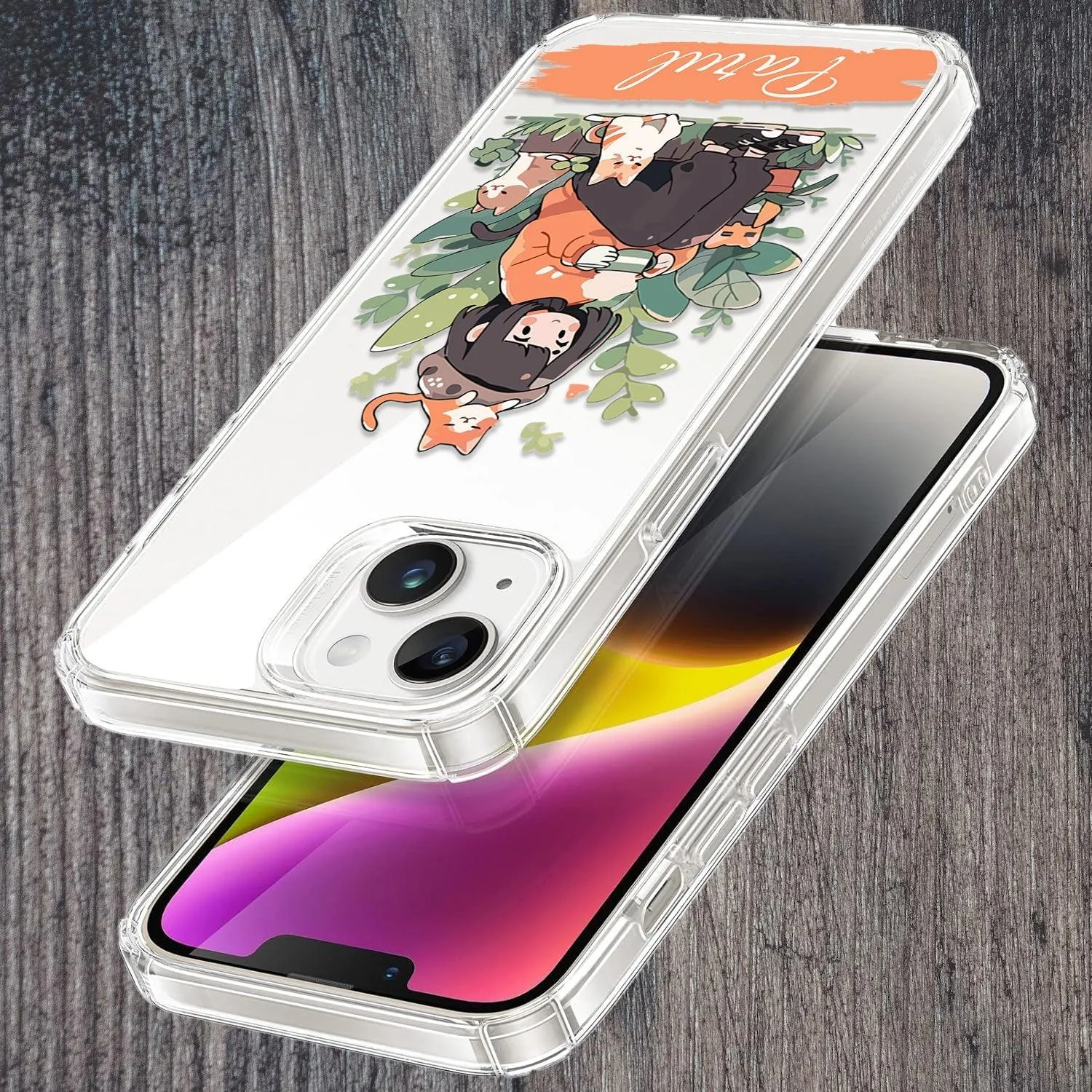 Cat Lover Customize Transparent Silicon Case For iQOO