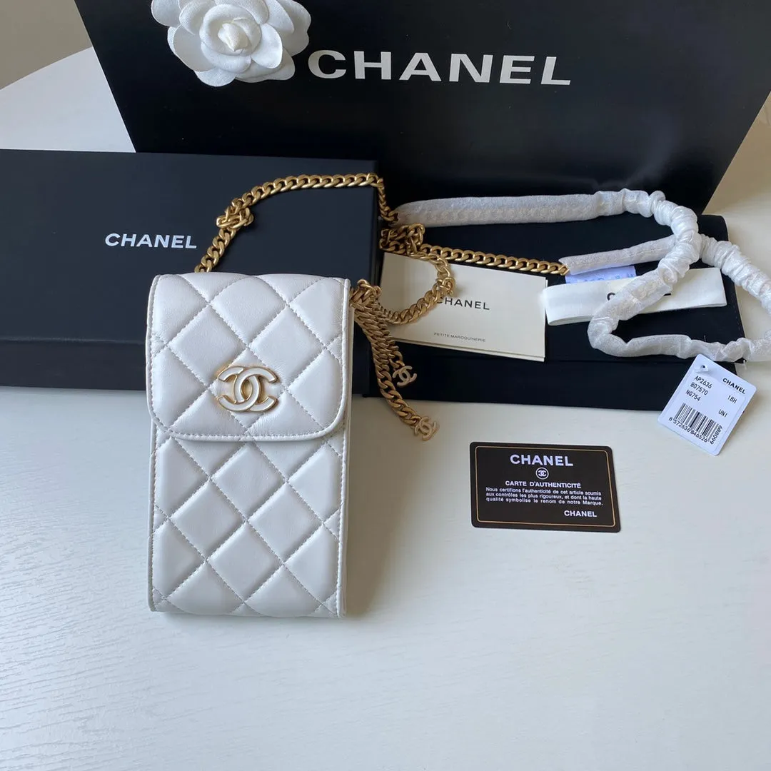 CHLPhone Holder White Bag For Women 15cm/6in