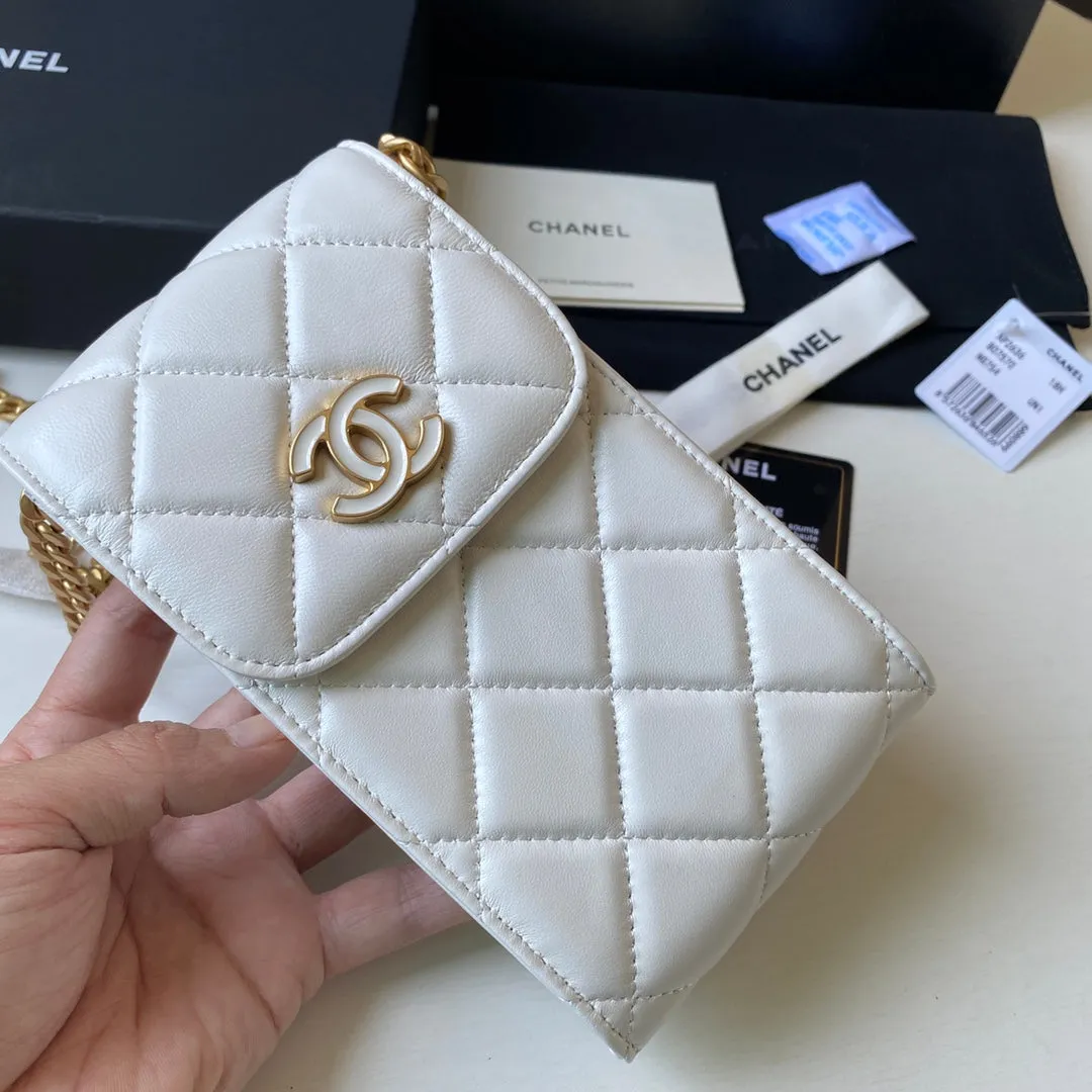 CHLPhone Holder White Bag For Women 15cm/6in