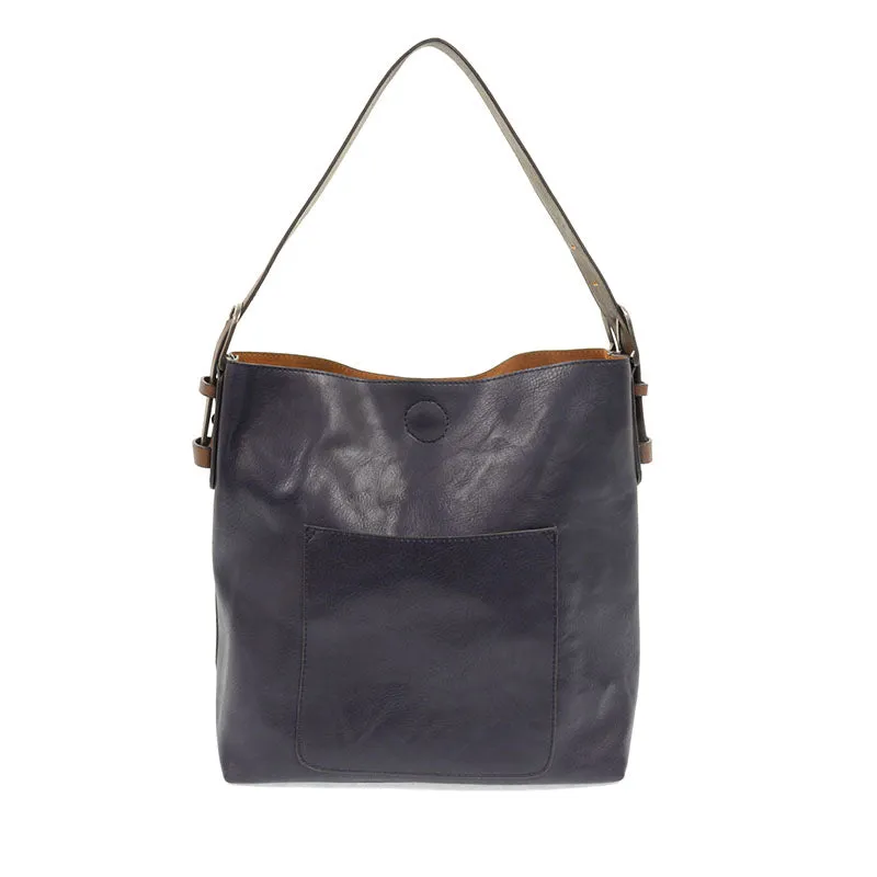 CLASSIC HOBO WITH COFFEE HANDLE HANDBAG