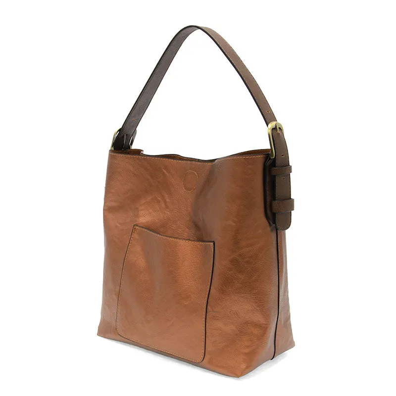 CLASSIC HOBO WITH COFFEE HANDLE HANDBAG