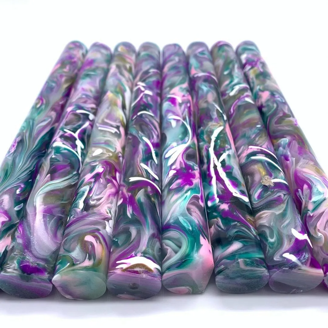 Clear Water Lily Custom Order Fountain Pen