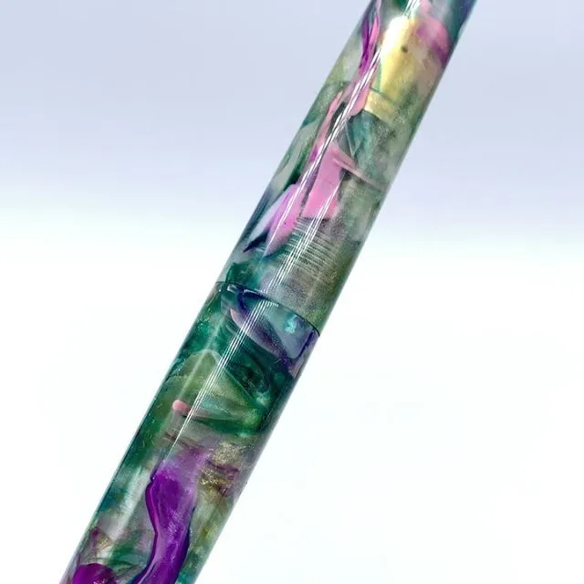 Clear Water Lily Custom Order Fountain Pen