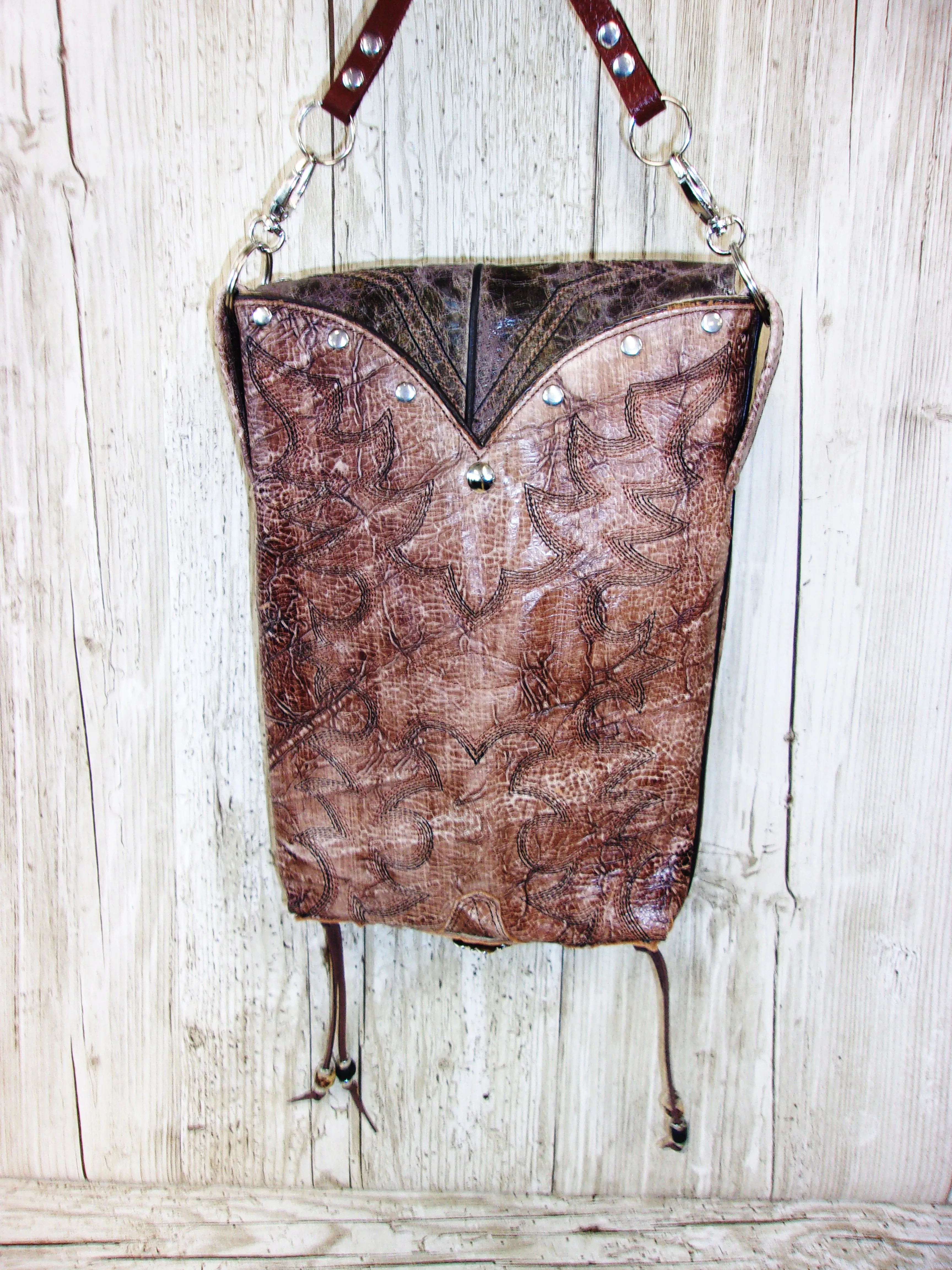 Cowboy Boot Crossbody Hipster Purse HP976