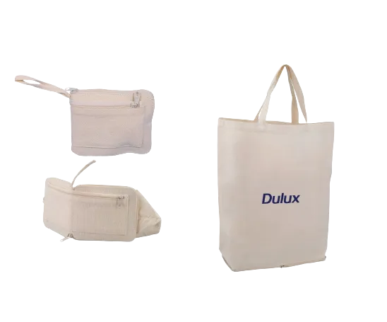 CT 501 Cotton Wallet Cum Foldable Bag