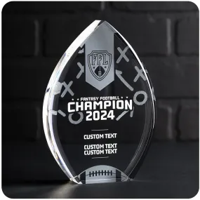 Custom Acrylic Fantasy Football Trophy