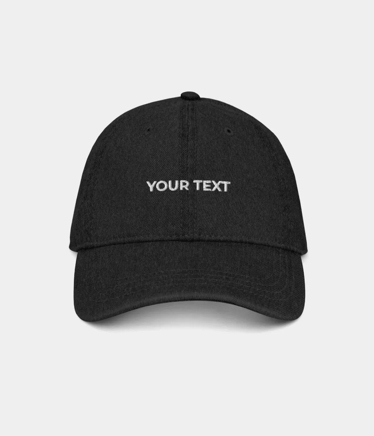 CUSTOM DENIM CAP.