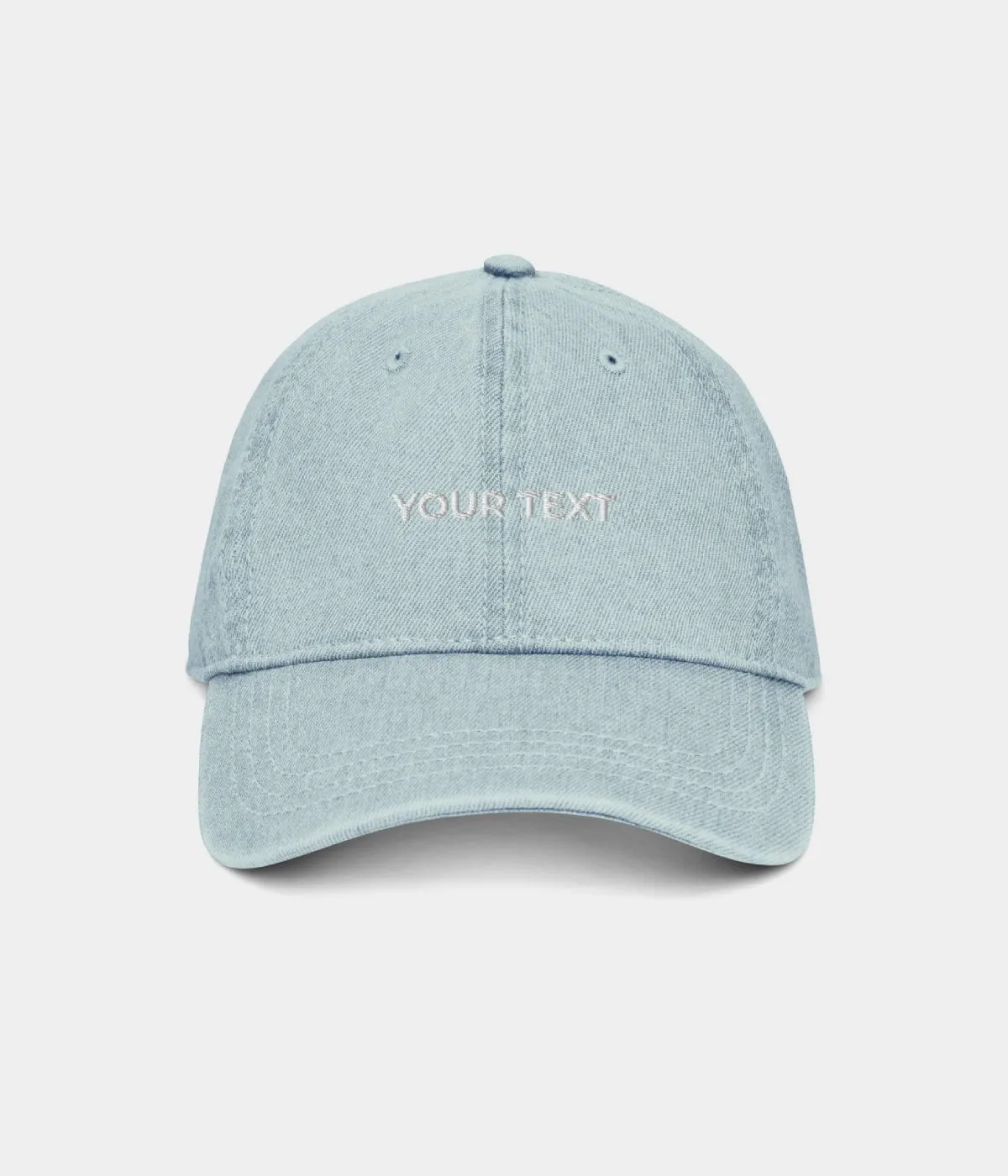 CUSTOM DENIM CAP.