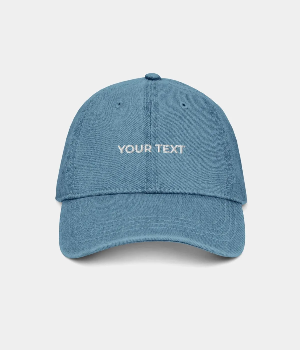 CUSTOM DENIM CAP.