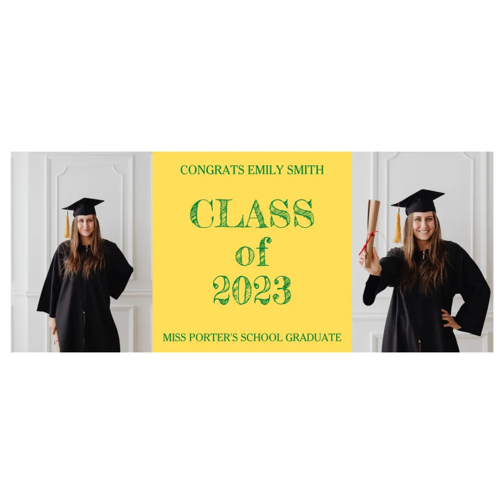 Custom School Custom Graduation Banner