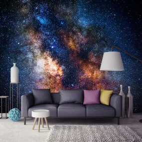 Custom Wallpaper Mural Beautiful Galaxy Stars (㎡)