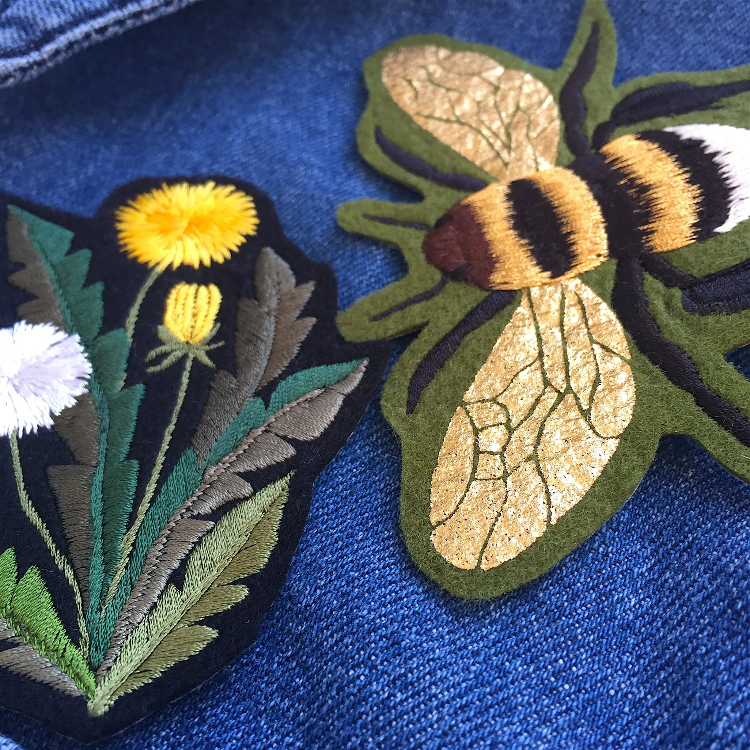Dandelion Embroidered Patch