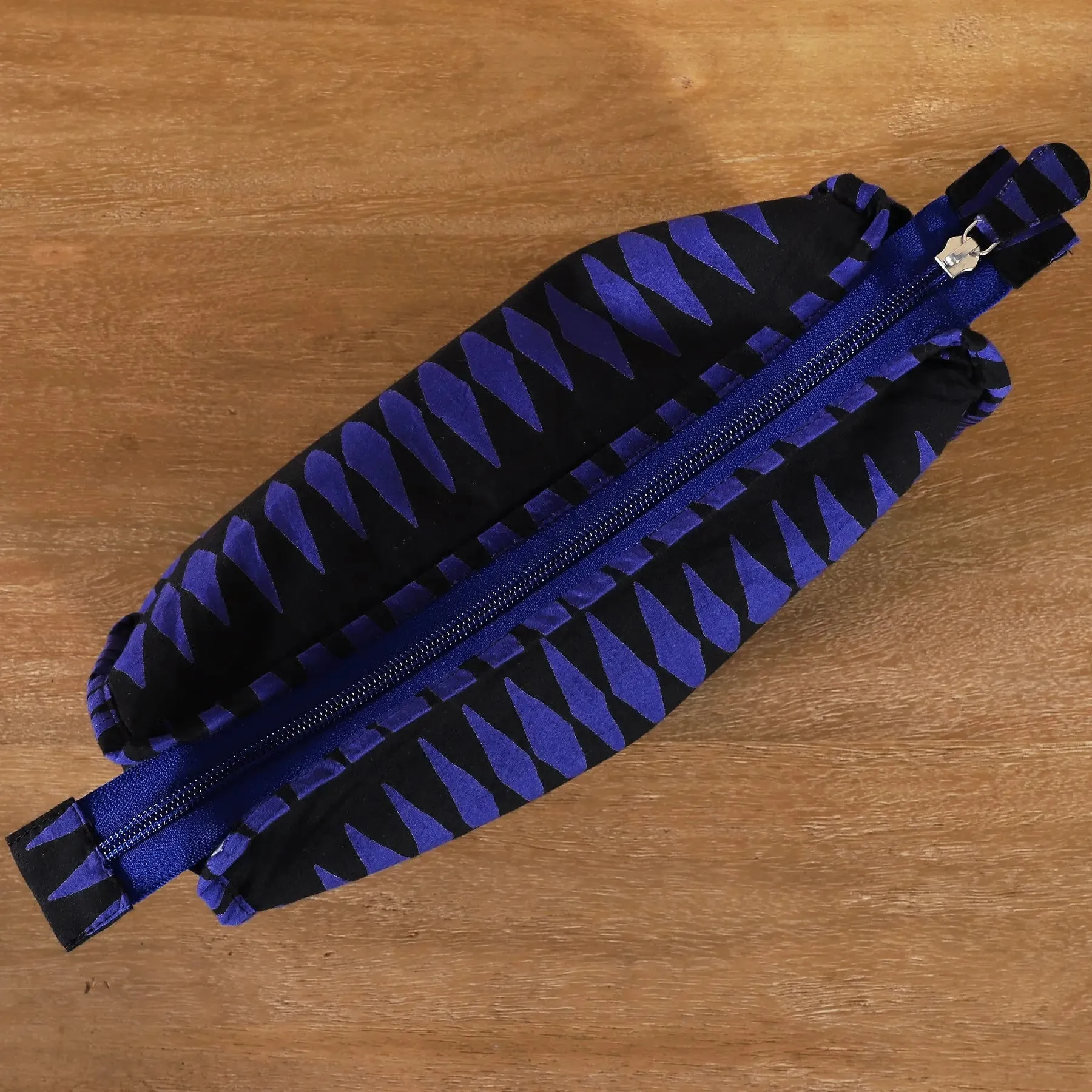 Dark Blue Color Cotton Toilet Bag