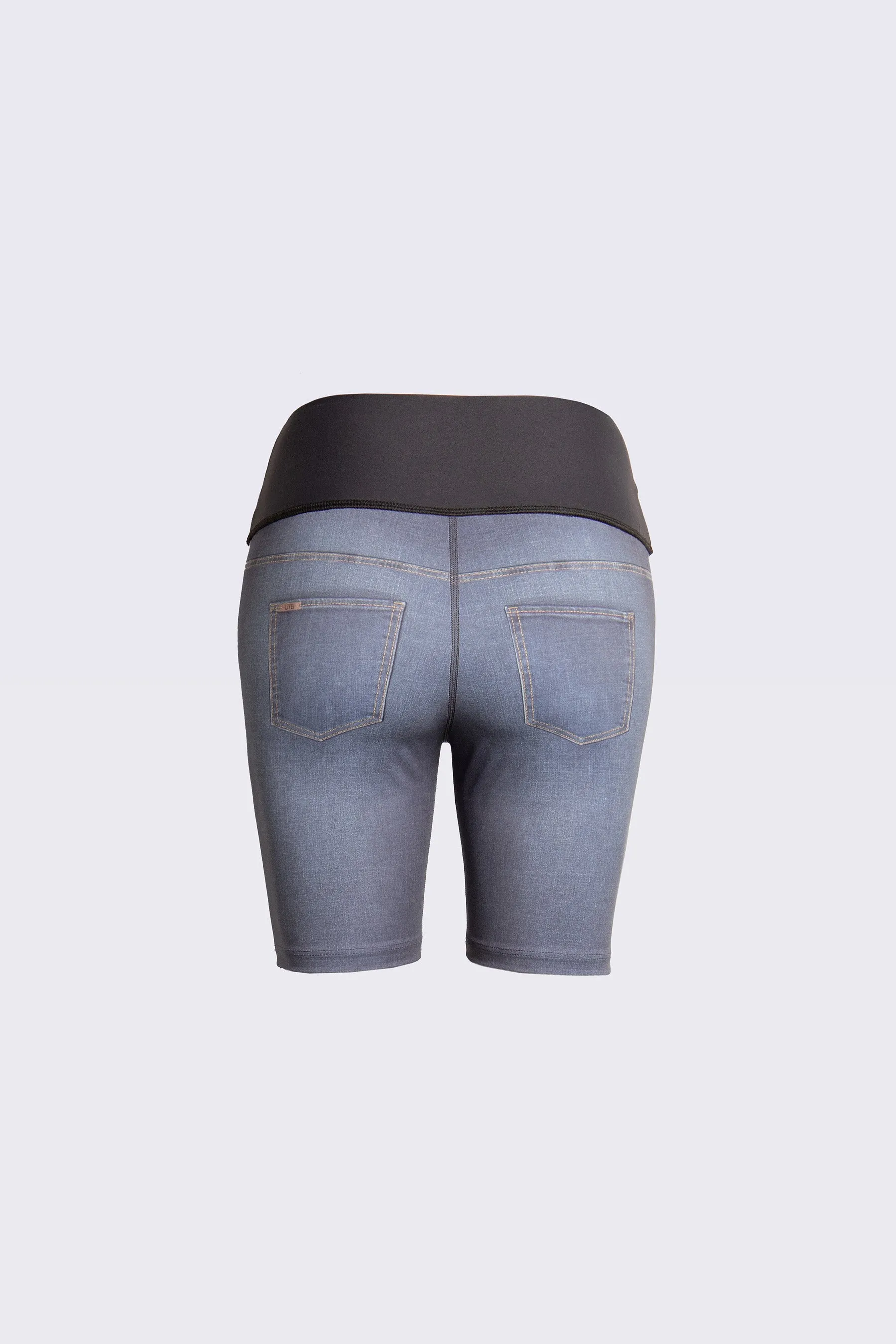 Deep Garden Denim Rever Bermuda