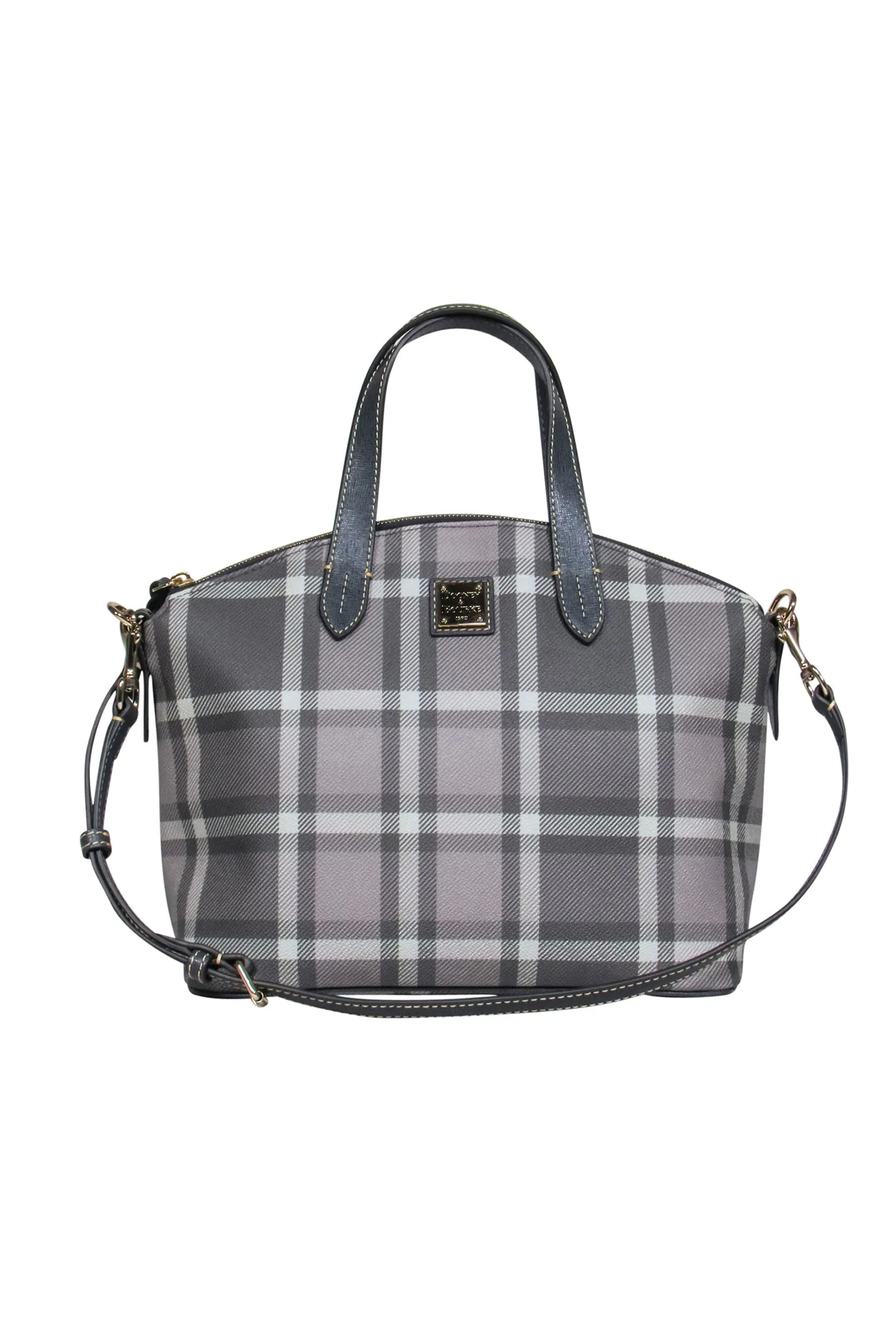 Dooney & Bourke - Grey Plaid Satchel