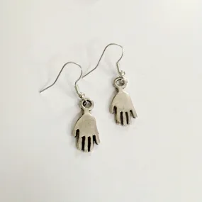 Earrings/hand shaped/hand therapy jewelry