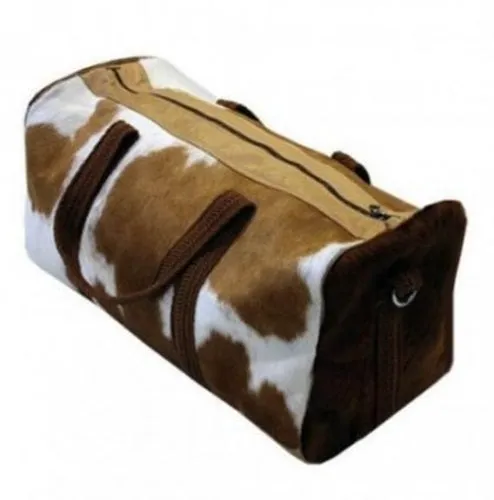 Exotic Cowhide Duffel Bag Large Weekender Bag