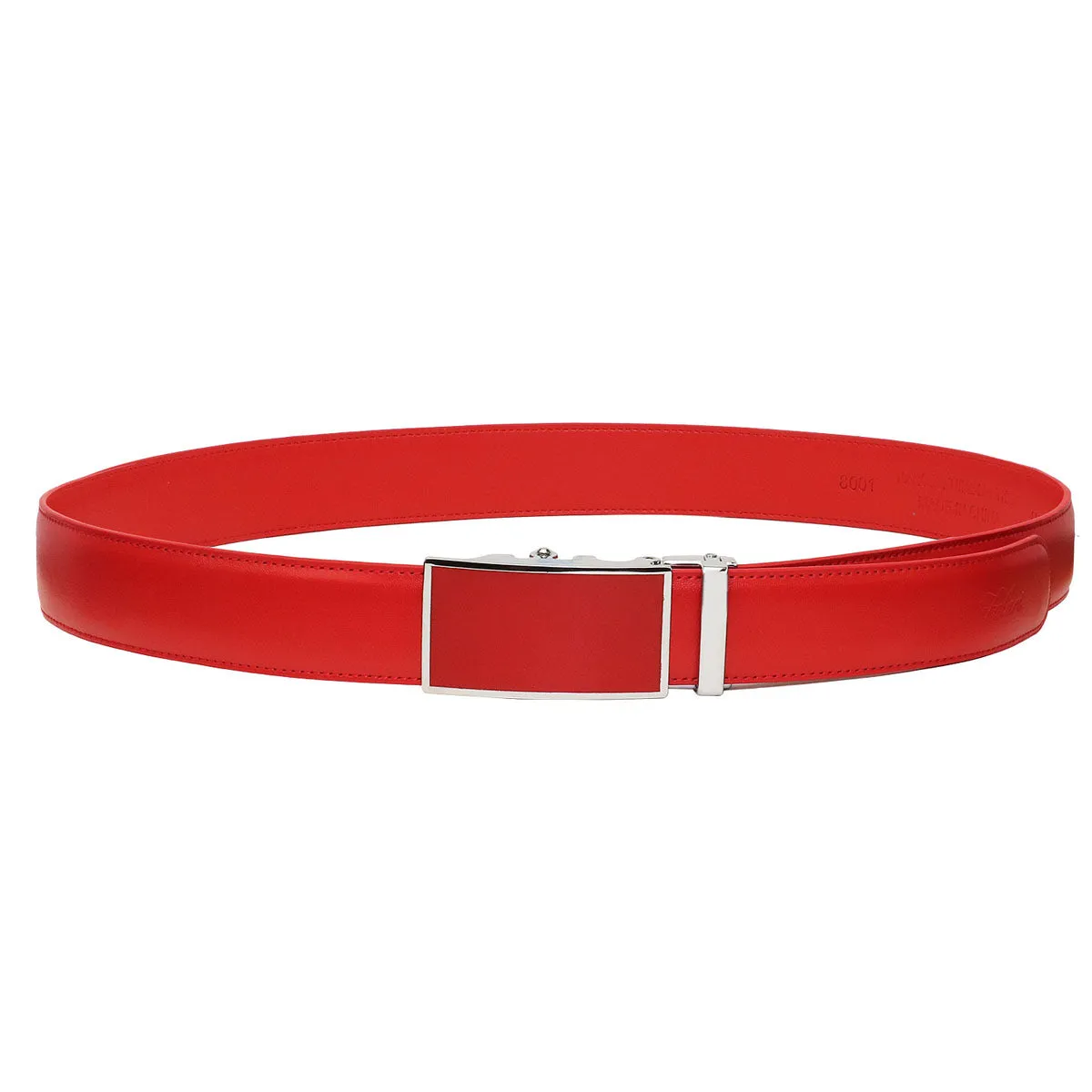 Falari Men Leather Ratchet Dress Belt