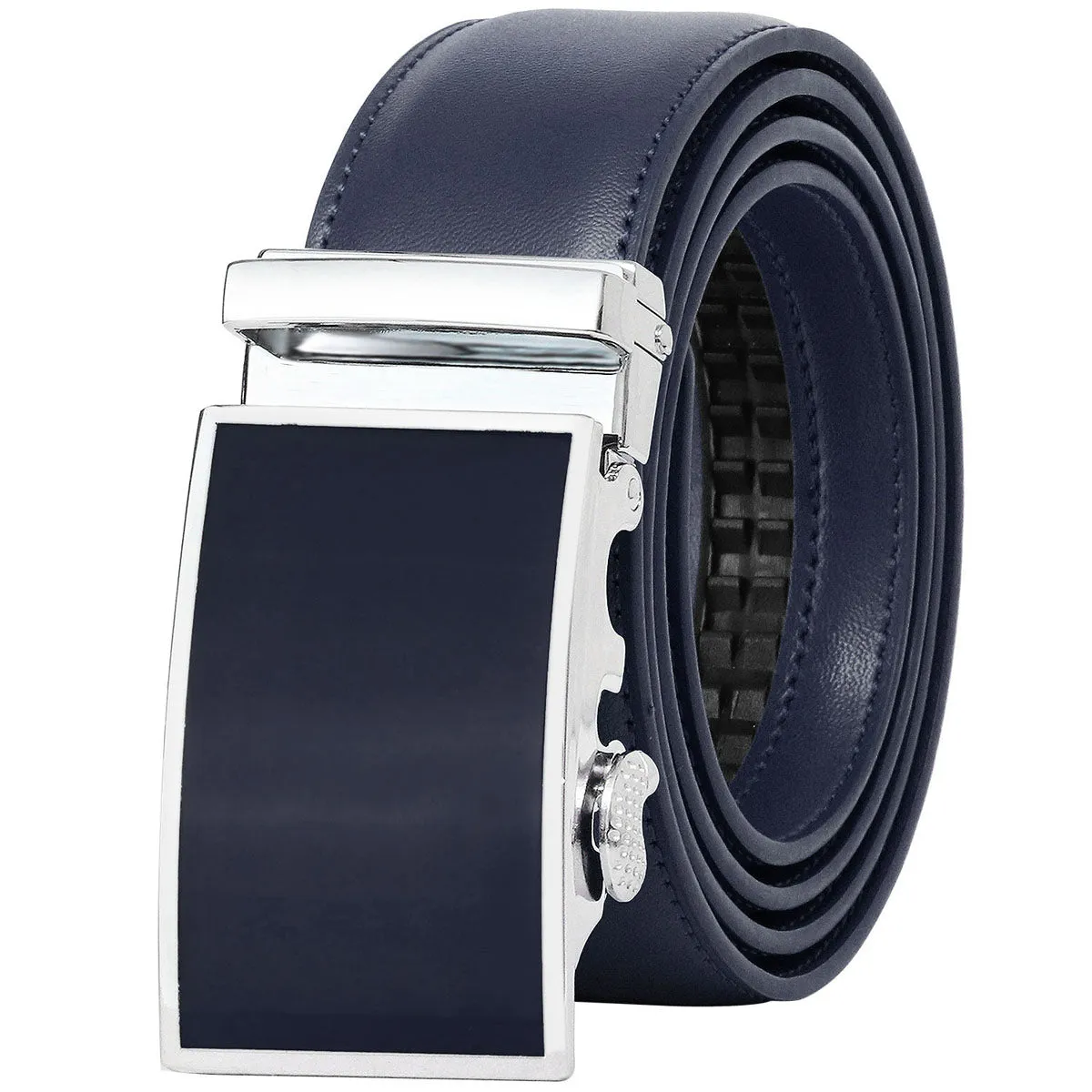 Falari Men Leather Ratchet Dress Belt