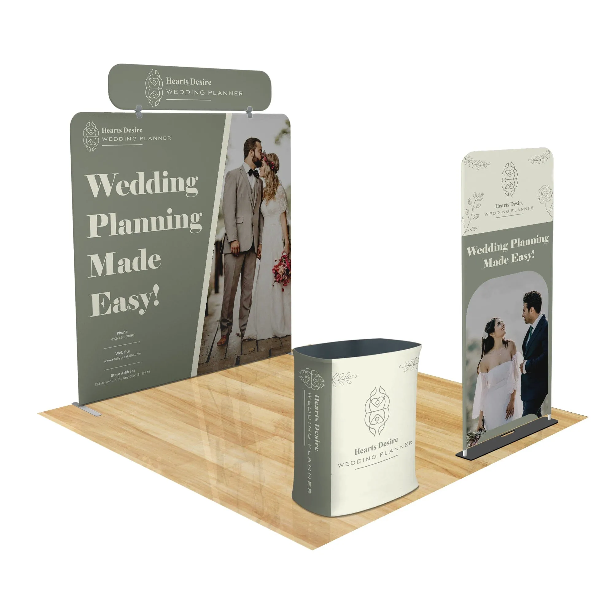 FastZip™ Trade Show Booth - Platinum Package