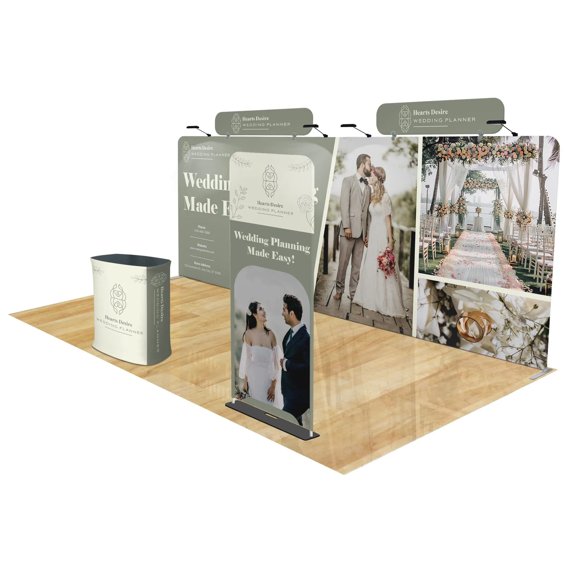 FastZip™ Trade Show Booth - Platinum Package