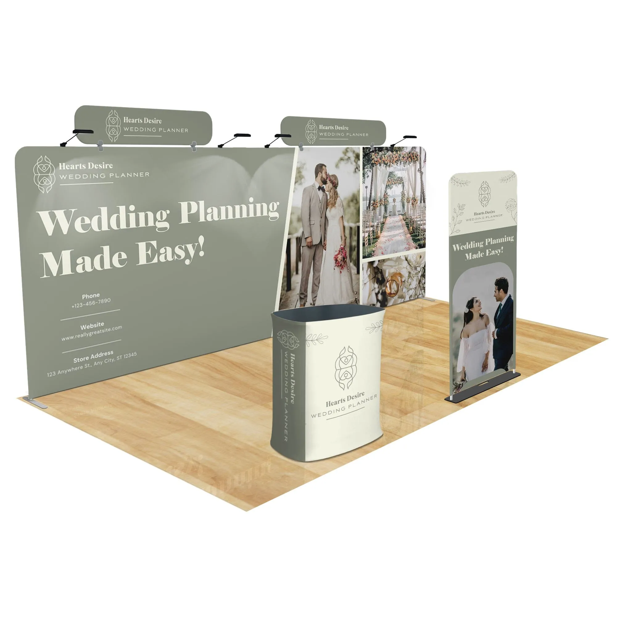 FastZip™ Trade Show Booth - Platinum Package