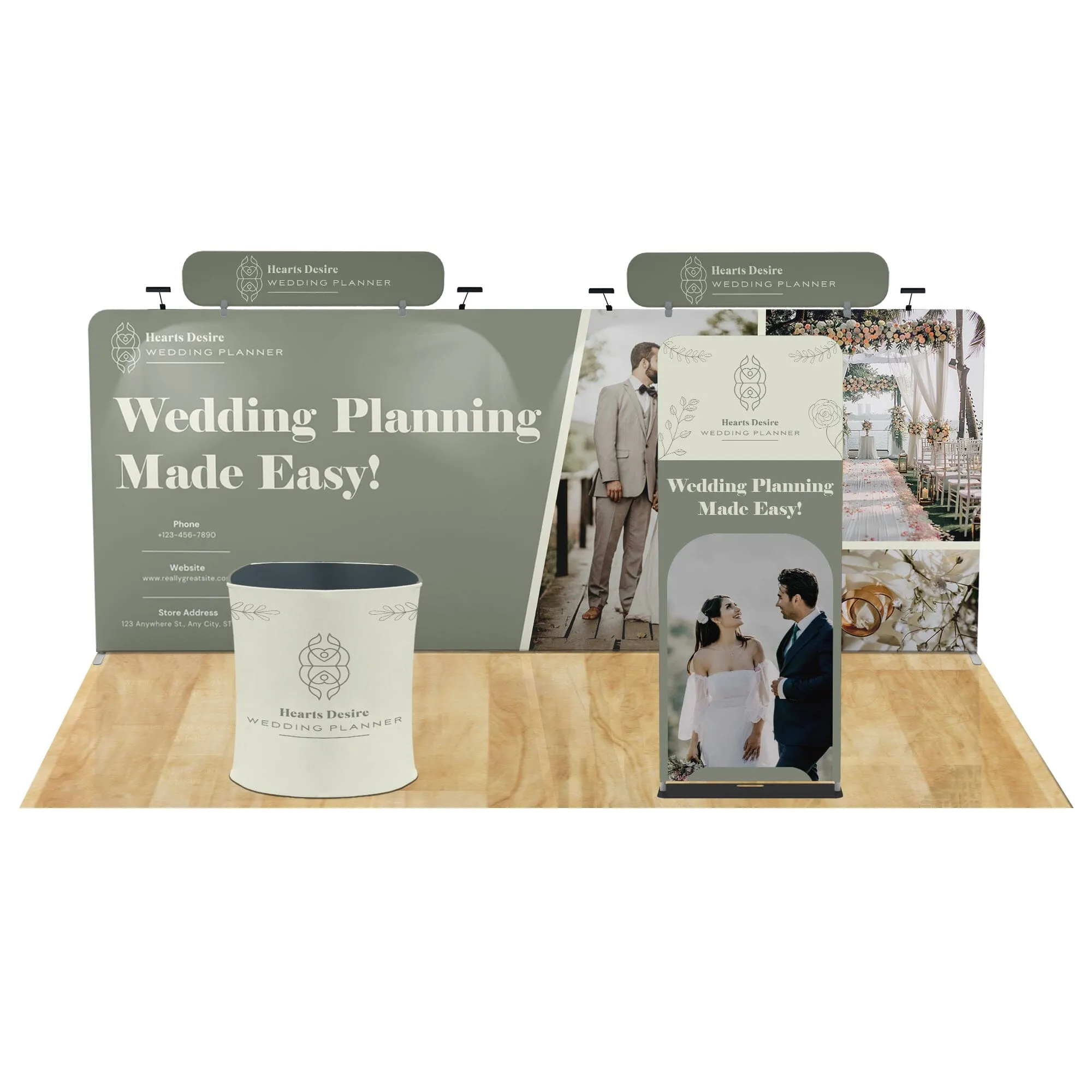 FastZip™ Trade Show Booth - Platinum Package