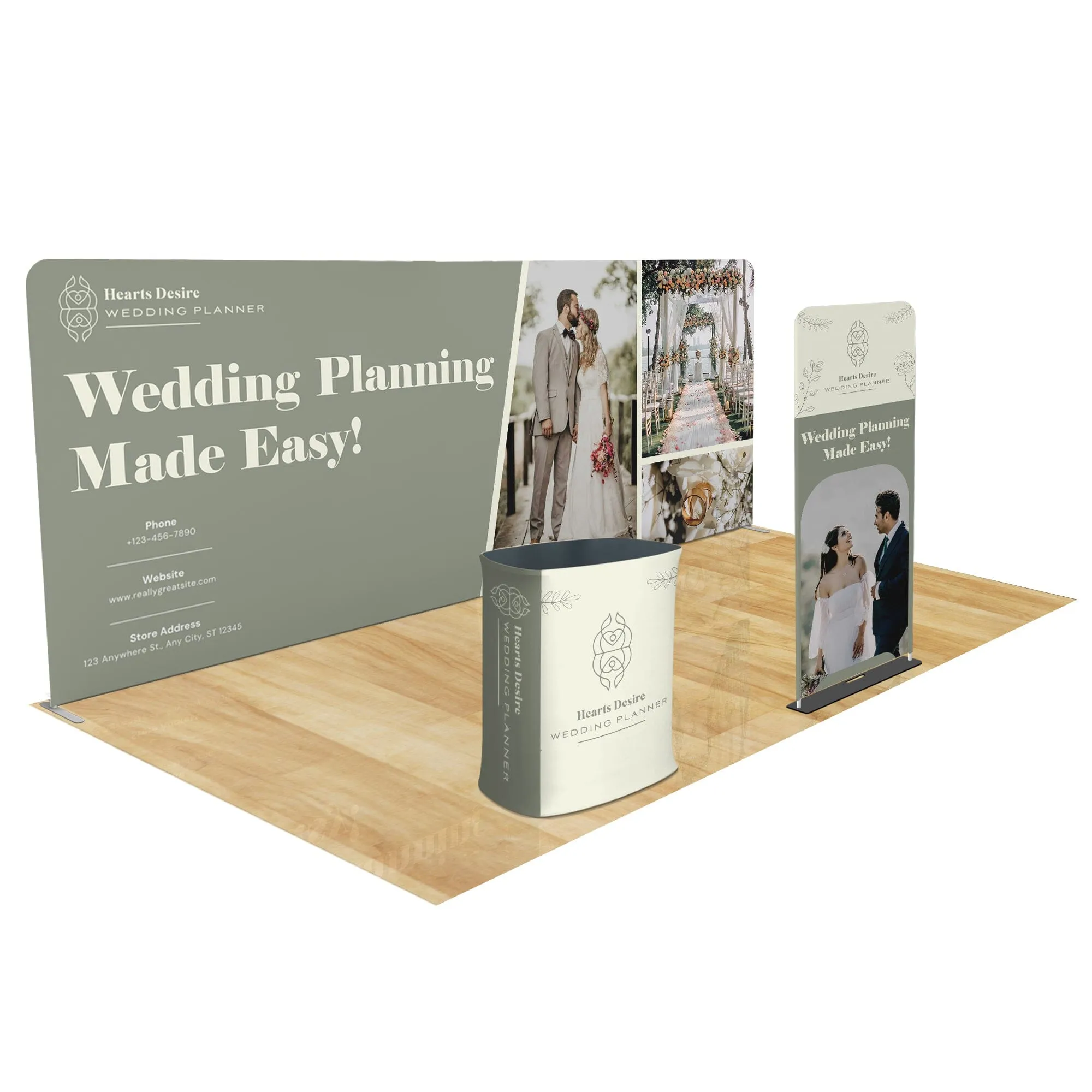 FastZip™ Trade Show Booth - Platinum Package