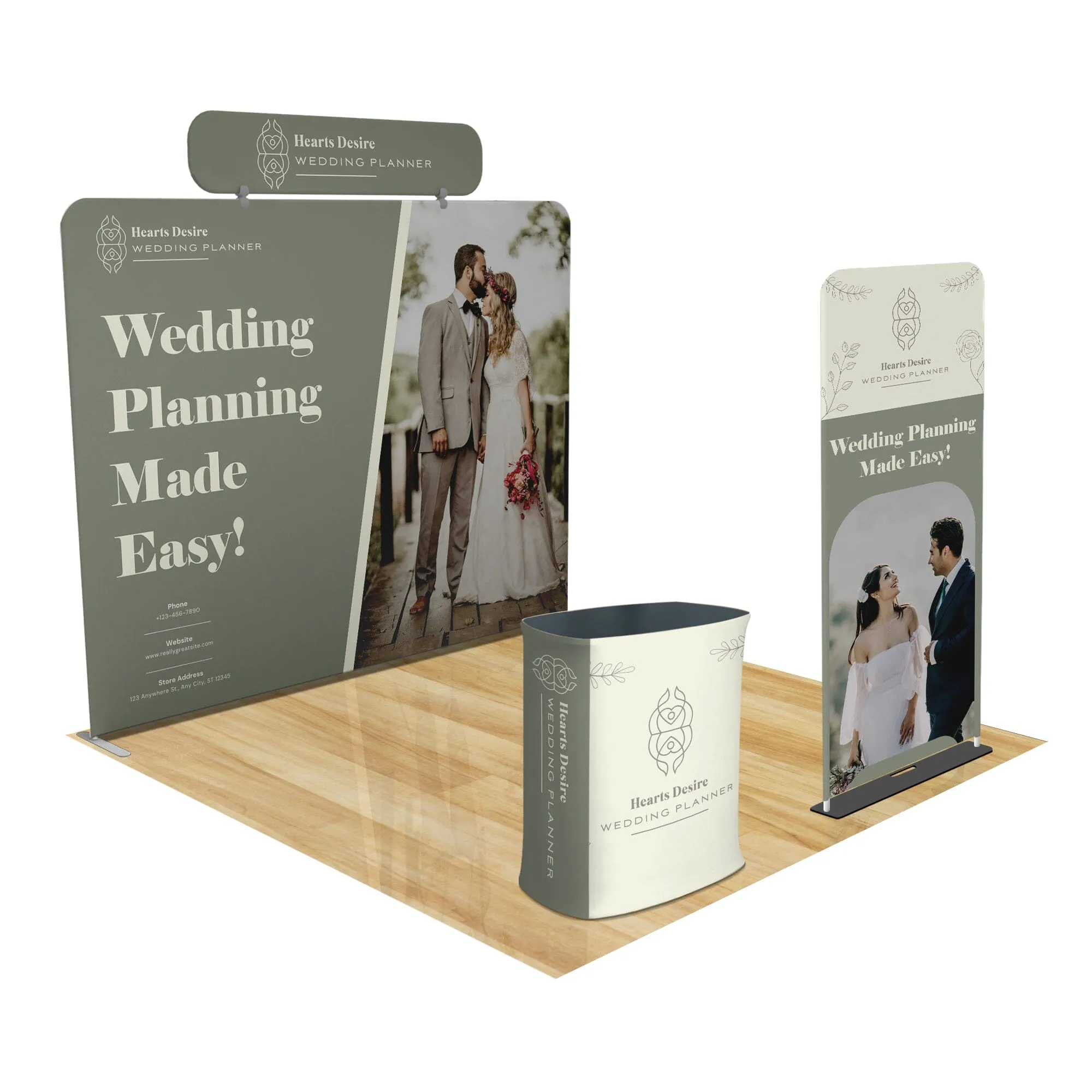 FastZip™ Trade Show Booth - Platinum Package