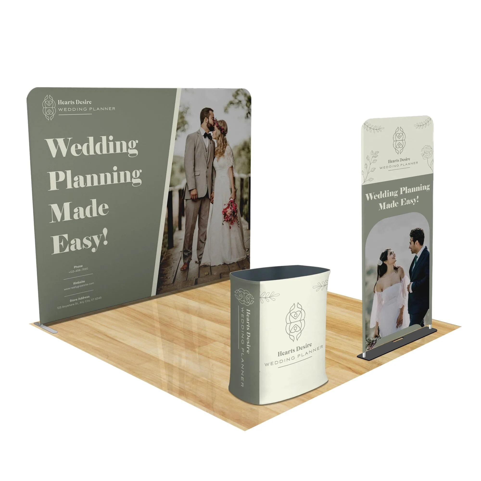 FastZip™ Trade Show Booth - Platinum Package