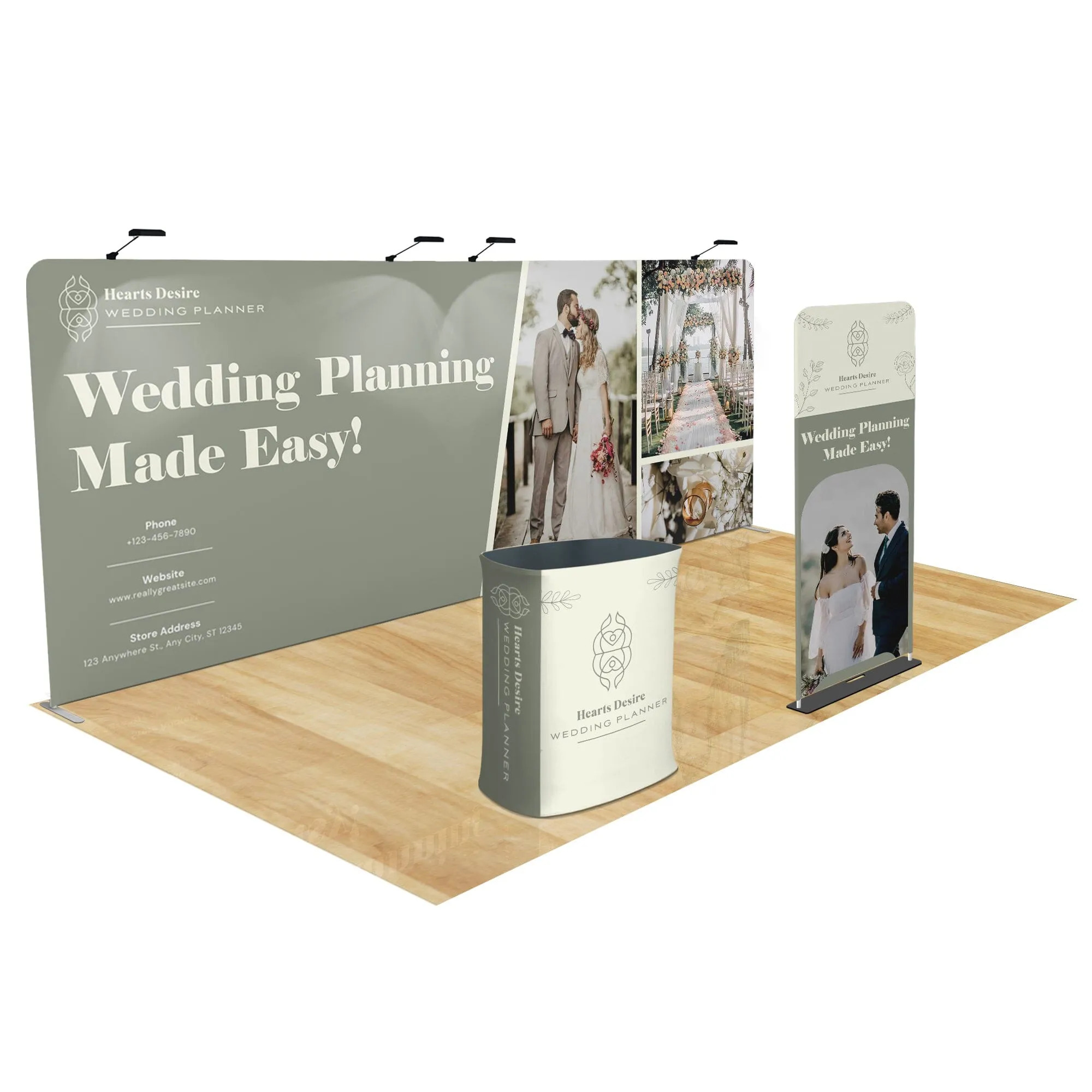 FastZip™ Trade Show Booth - Platinum Package