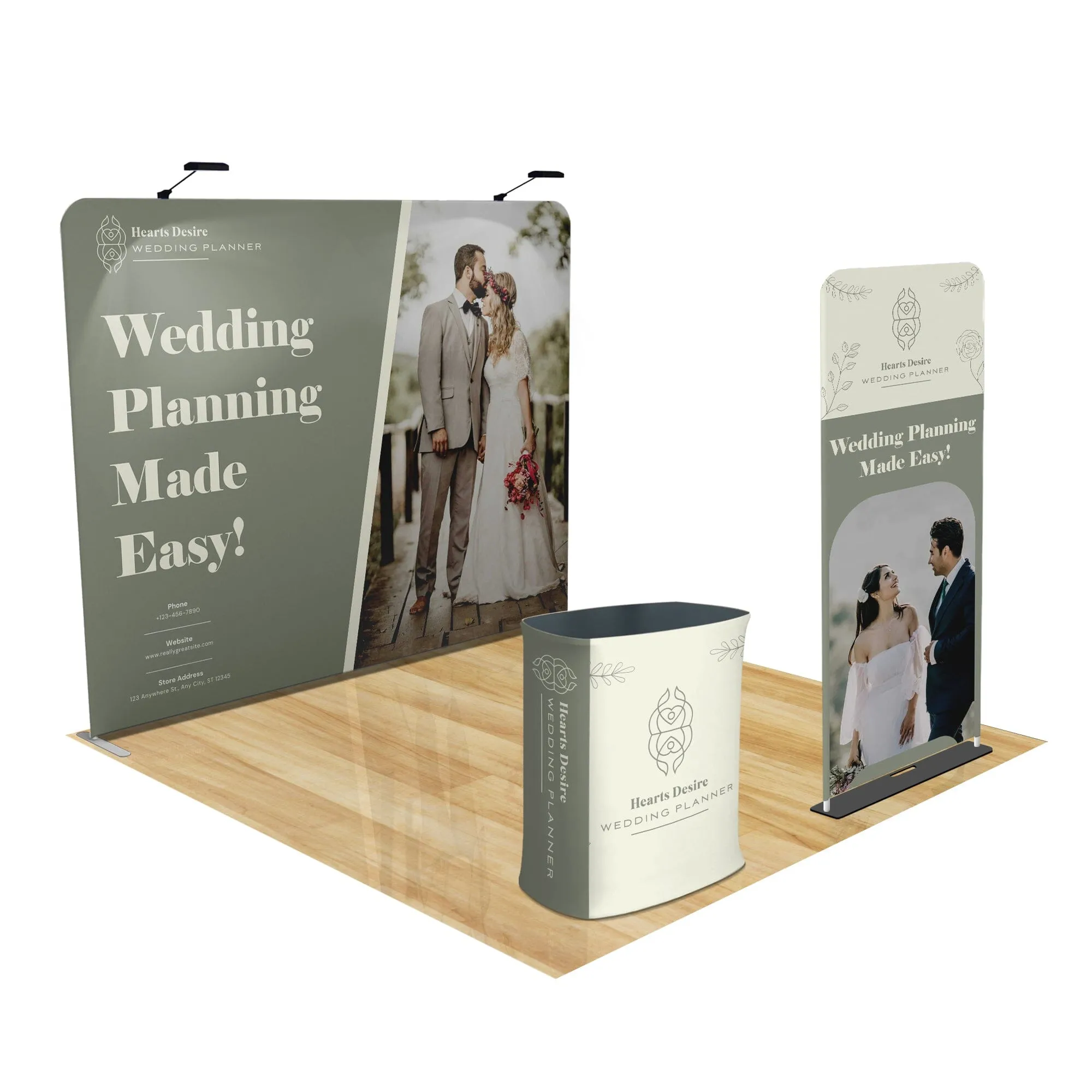 FastZip™ Trade Show Booth - Platinum Package