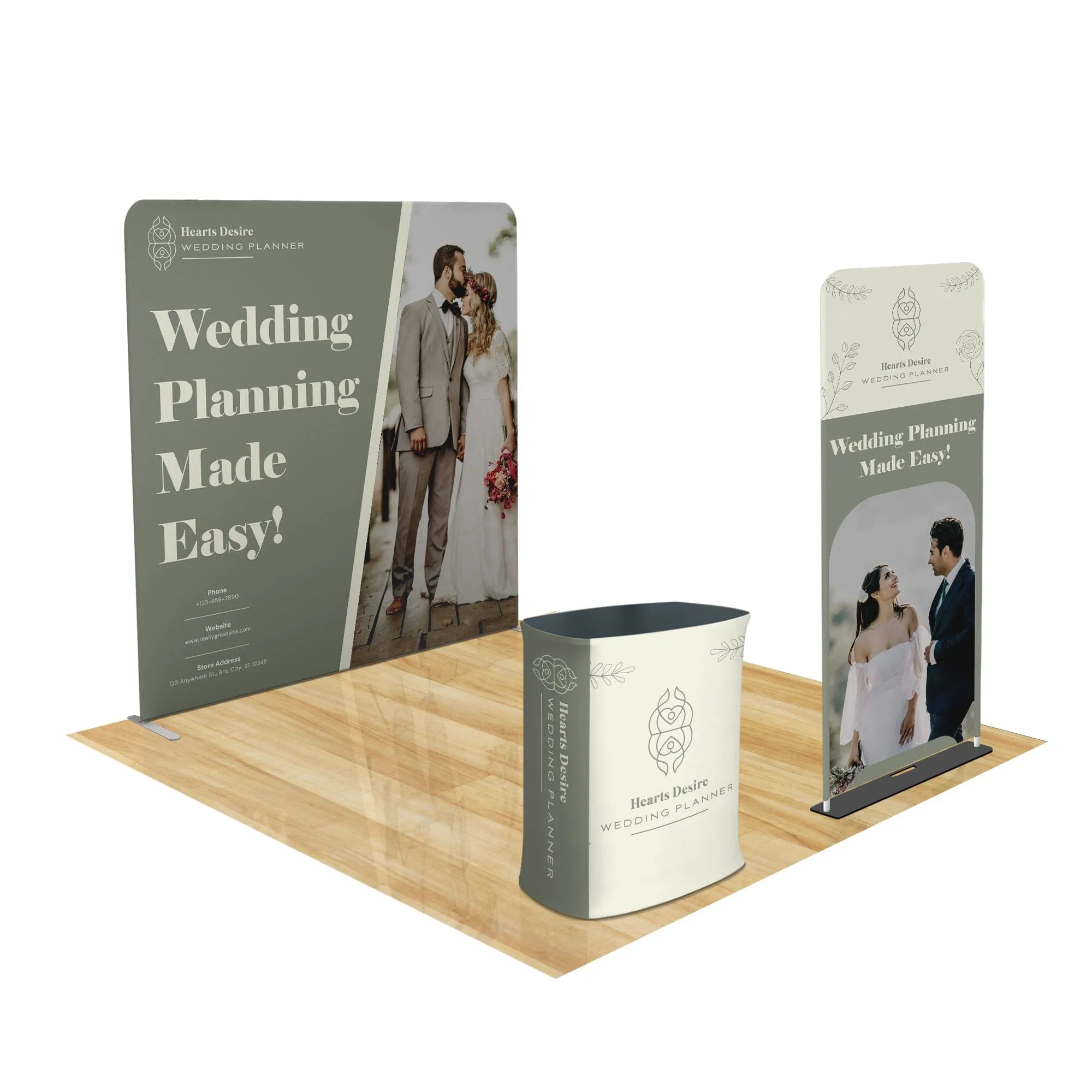 FastZip™ Trade Show Booth - Platinum Package
