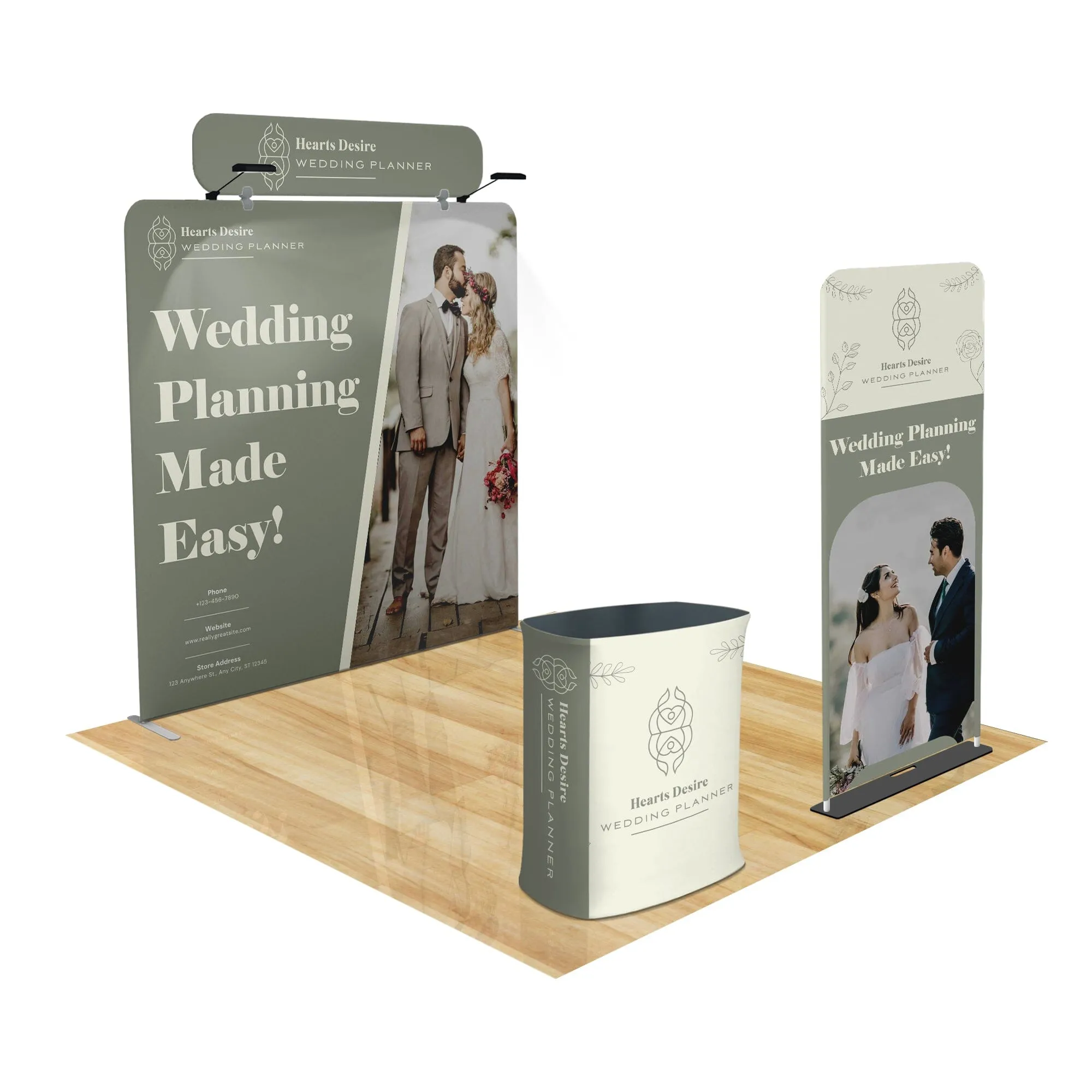 FastZip™ Trade Show Booth - Platinum Package