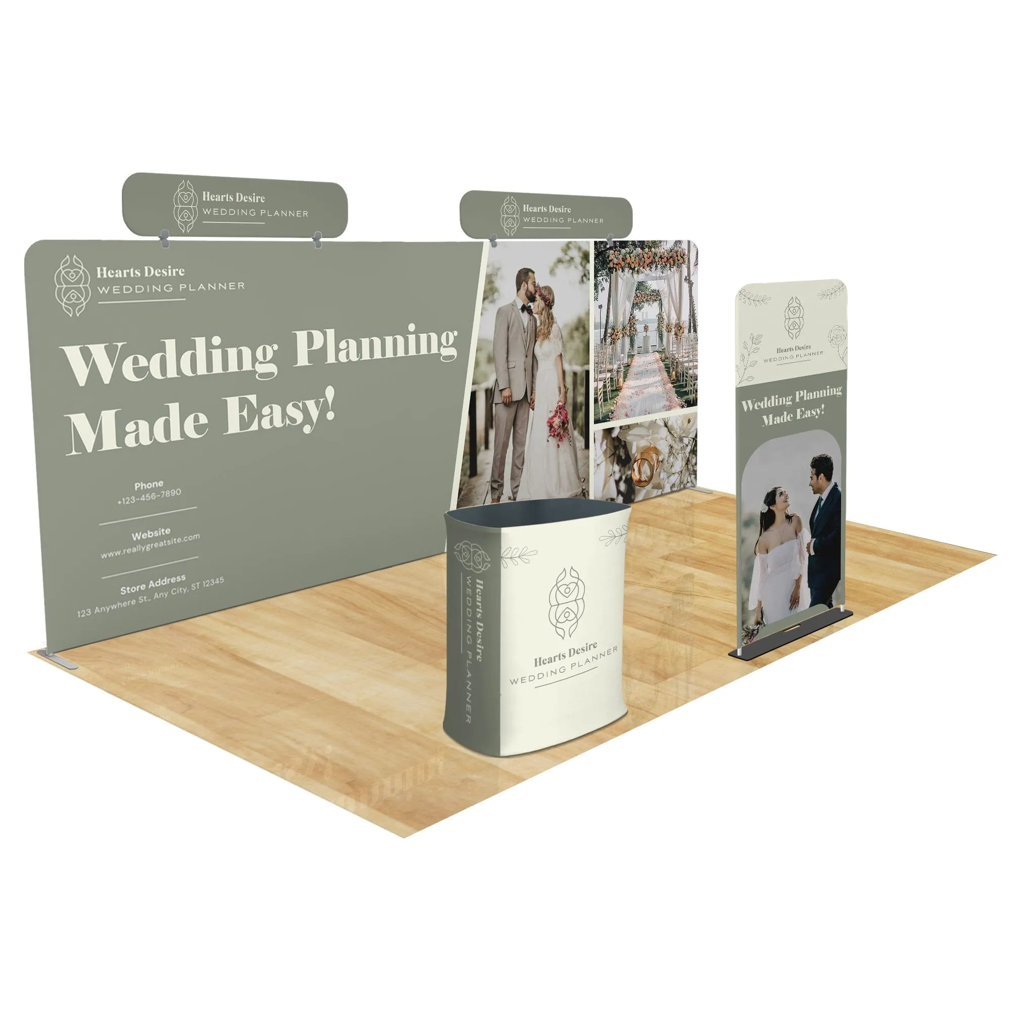 FastZip™ Trade Show Booth - Platinum Package