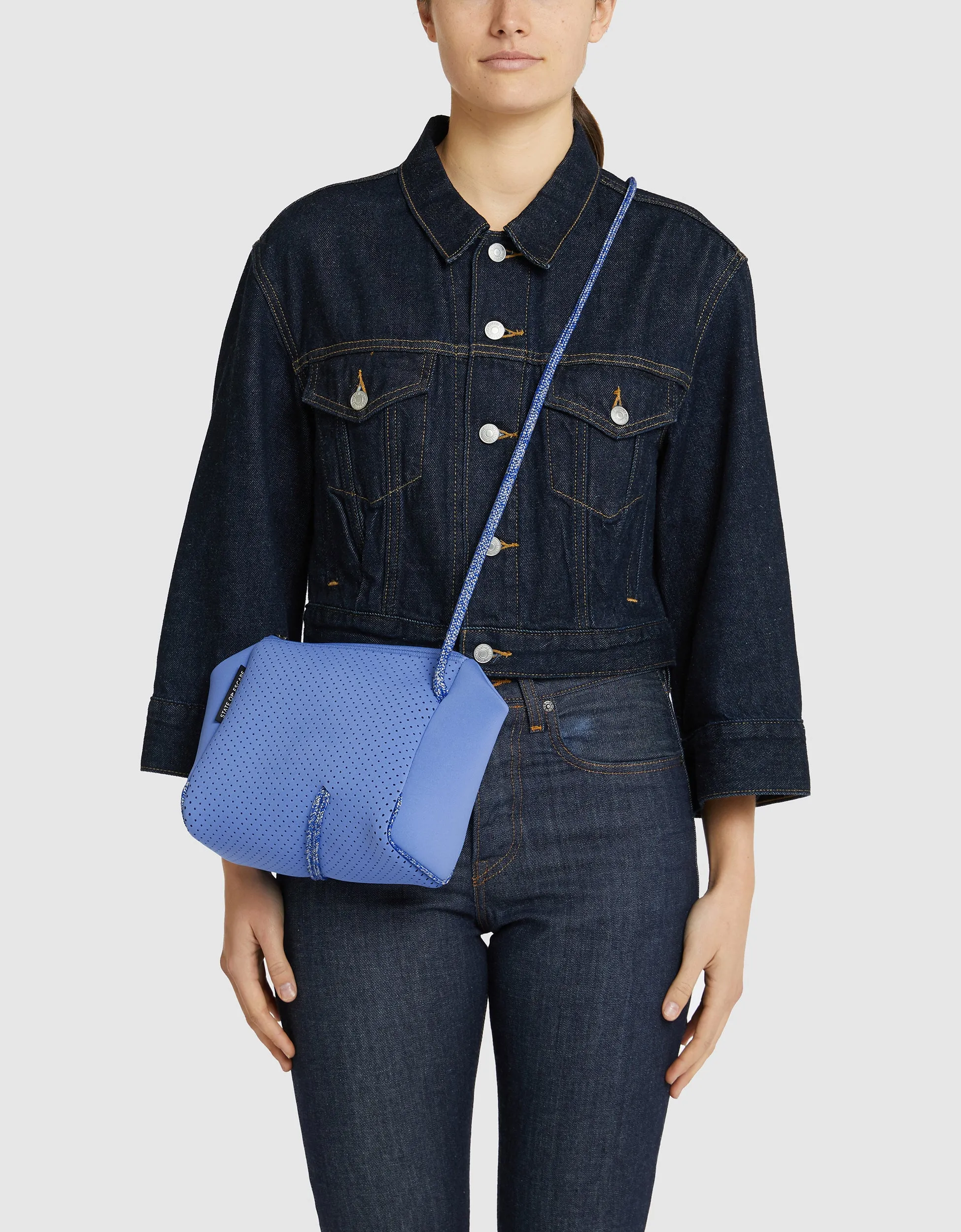 Festival crossbody in washed cornflower