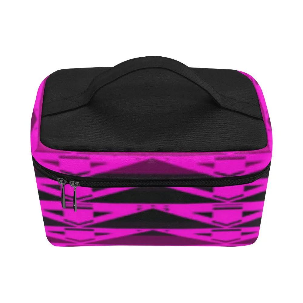 Fire Rattler Fuschia Cosmetic Bag/Large