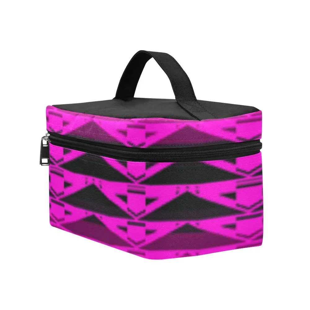 Fire Rattler Fuschia Cosmetic Bag/Large