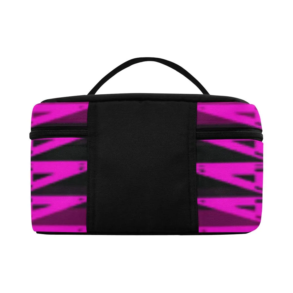 Fire Rattler Fuschia Cosmetic Bag/Large