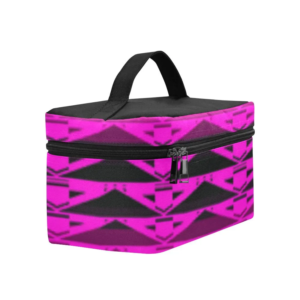 Fire Rattler Fuschia Cosmetic Bag/Large