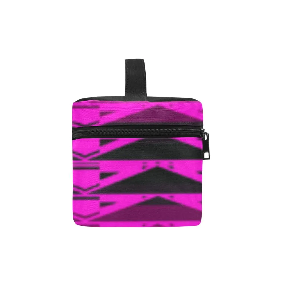 Fire Rattler Fuschia Cosmetic Bag/Large