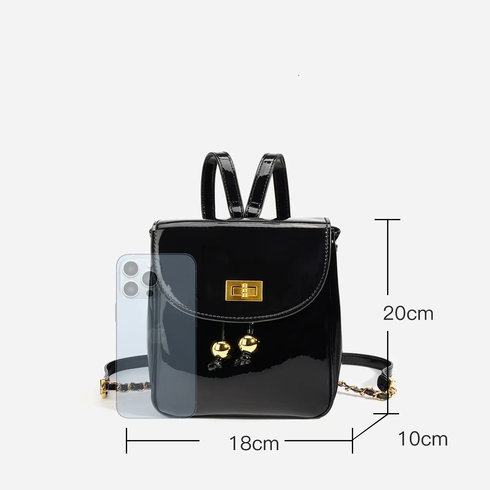 First Layer Cowhide Mini Hail Backpack