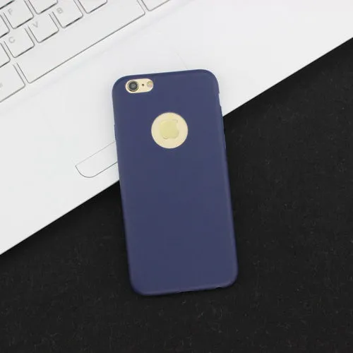 For i Phone Candy Color Matte Case Cover for iPhone 7 6 6S SE TPU Silicone Soft Slim Fit Case for iPhone 6Plus 6S Plus 5 5S